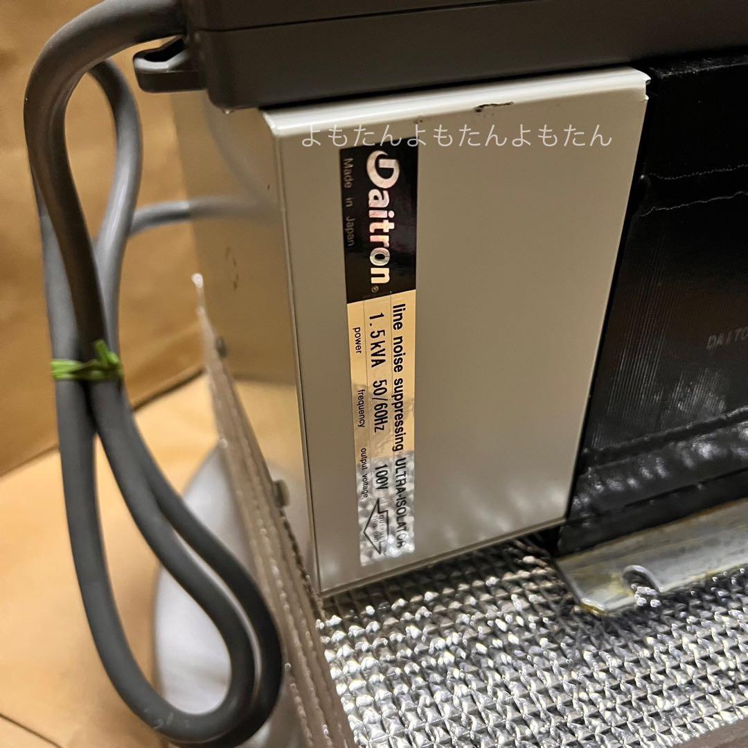 DAITRON ノイズカットトランス 入出力AC100V 1.5K VA