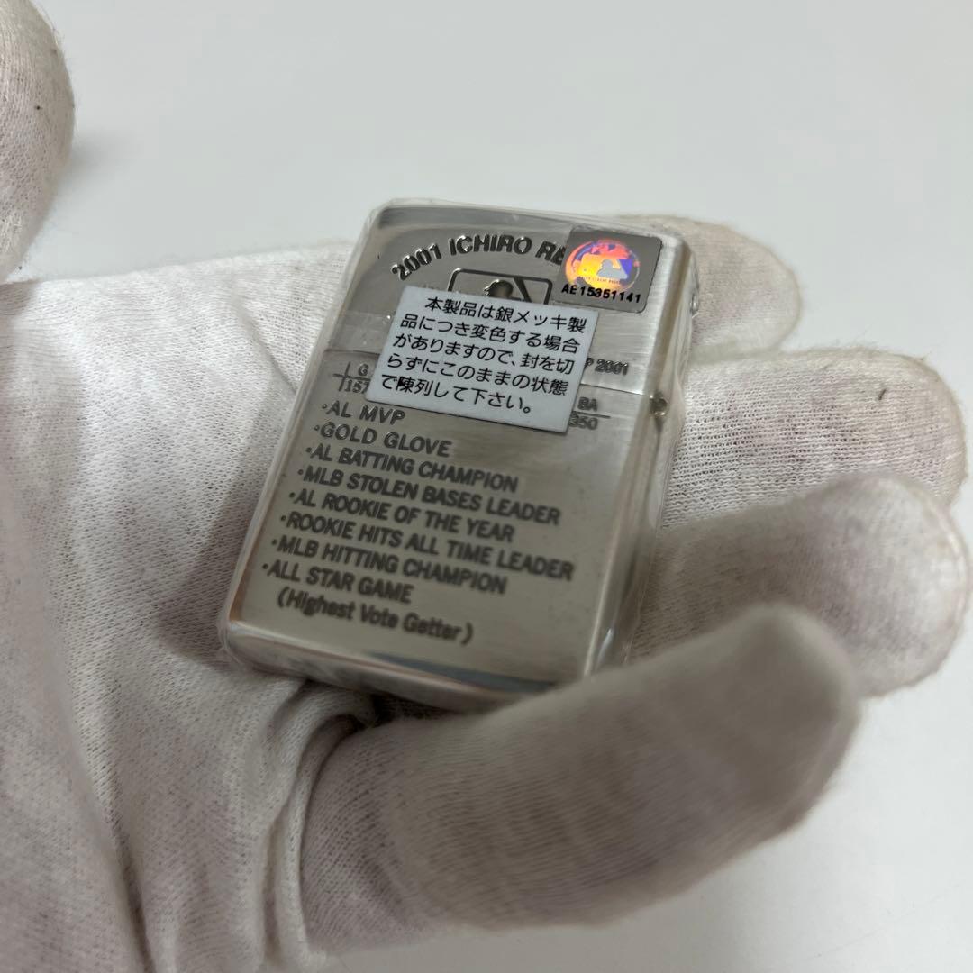 Zippo シアトルマリナーズ ルーキーオブザイヤー 2001 イチロー 未使用