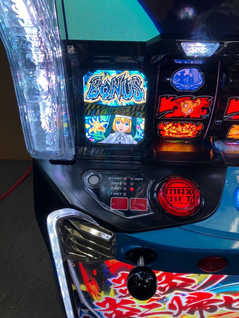 L パチスロ 炎炎ノ消防隊 簡易ユニット付 スマスロ実機 ⭕️送料無料