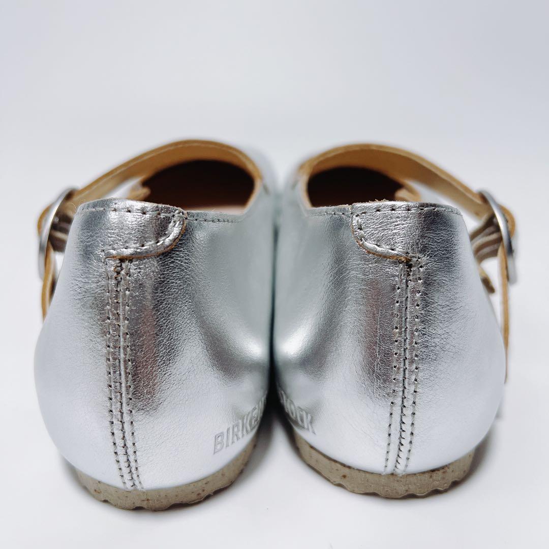 《2025年モデル 極美品》ビルケンシュトック トレーシー シルバー 24cm