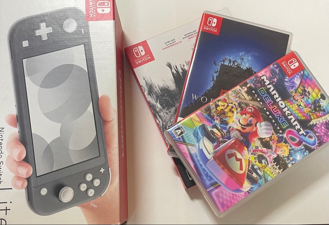 Nintendo Switch lightとsdカードそしてゲーム3本セット Nintendo Switch Lite, Zacian & Zamazenta Edition - New Compact