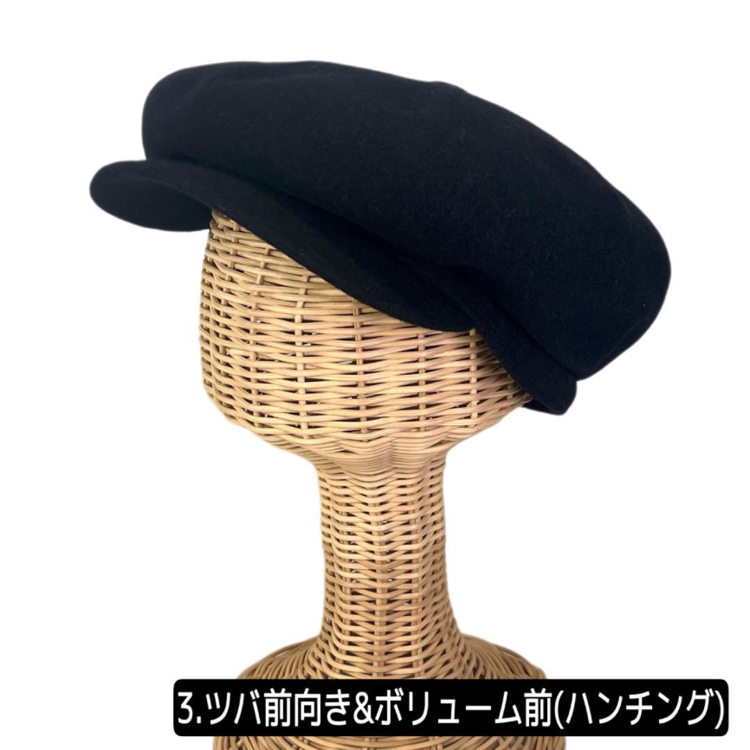 BIGサイズ KANGOL キャスケット ウール素材 黒色 XLサイズ 3way