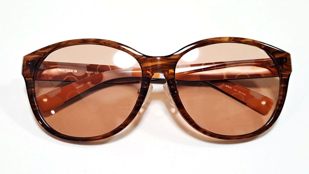 新品】マリー・クワント サングラス ライトブラウン