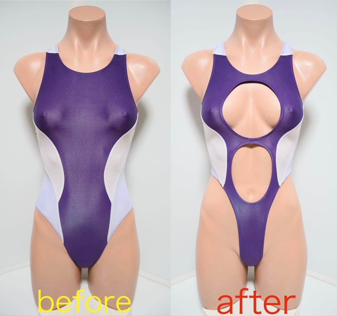 leohex改 レースクイーン RQ ハイレグ Tバック グラビア 競泳水着