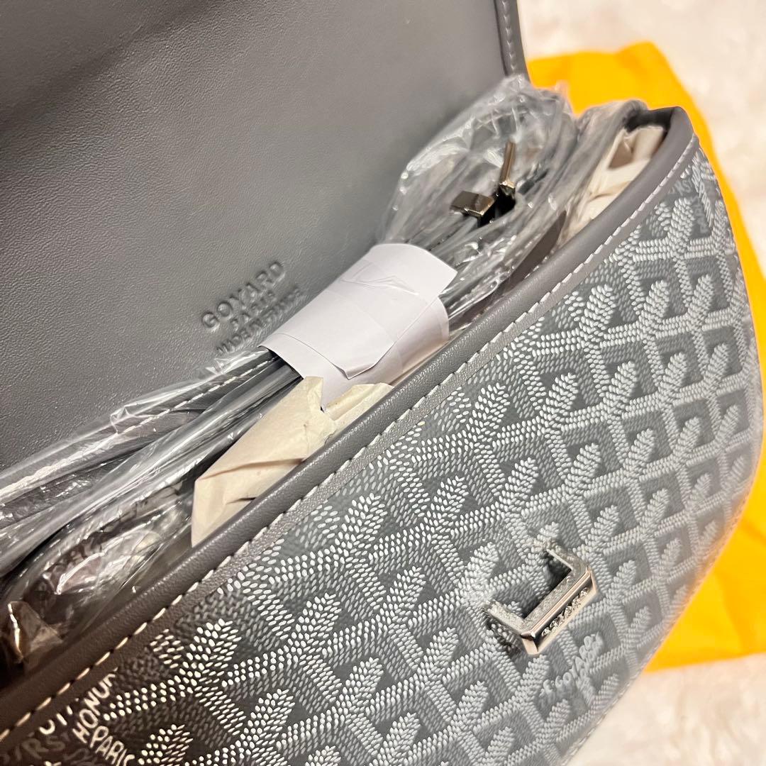 ゴヤール ベルヴェデーレ ショルダーバッグ グレー ノベルティ - メルカリ
