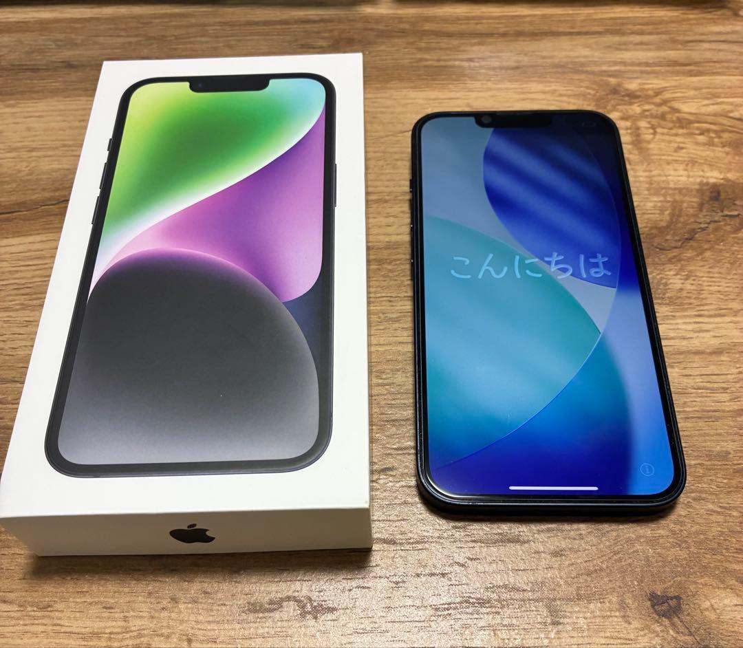 美品Apple iPhone 14 128GB ブラック Apple iPhone 14 128GB ミッドナイト iPhone iPhone 14 iPhone本体