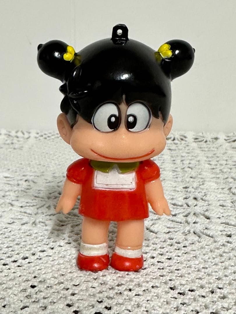 昭和レトロ 1980年代 あさりちゃん ソフビ人形 室山まゆみ 鳴き笛付