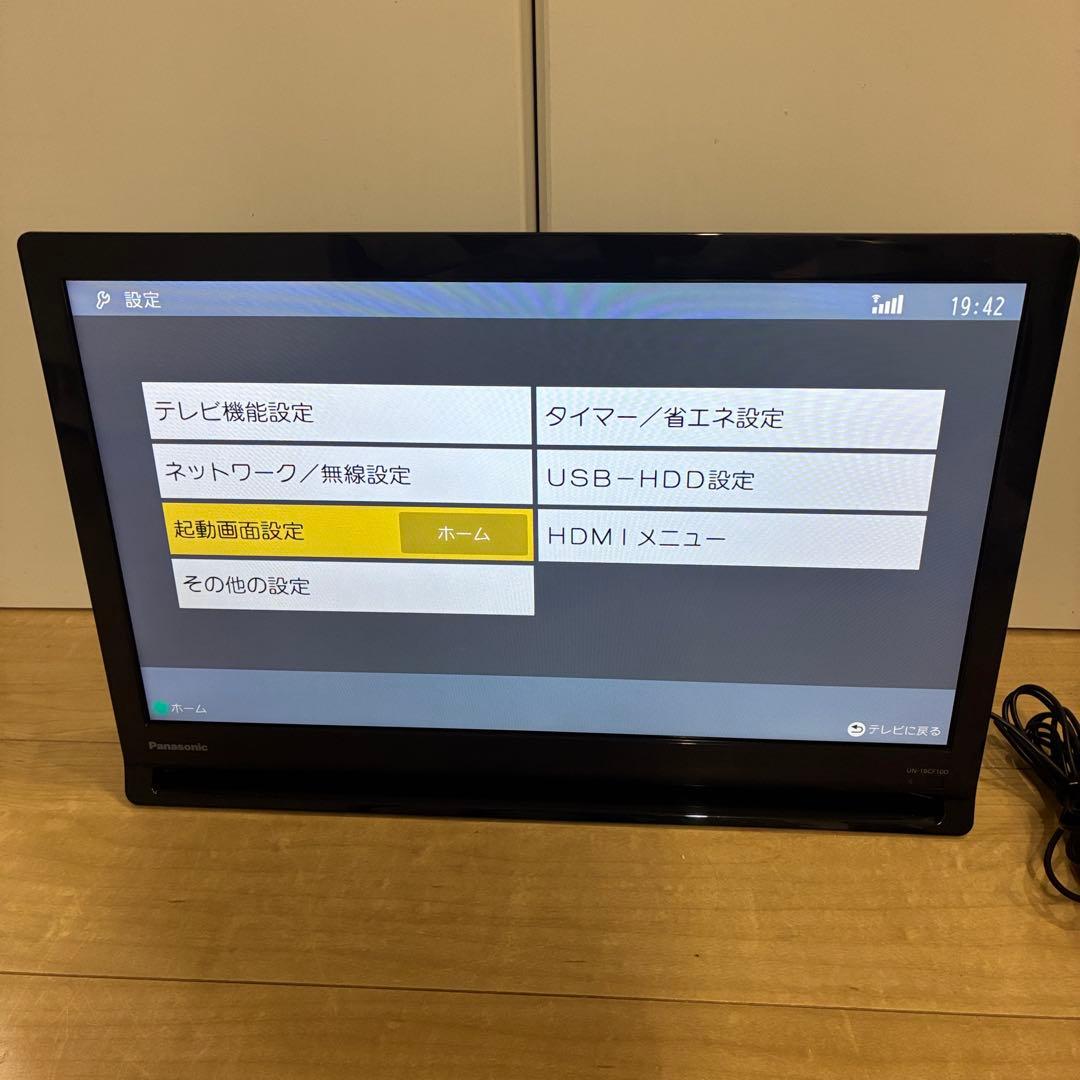 Panasonic プライベートビエラ UN-19CF10D 19型 動作確認済 - メルカリ