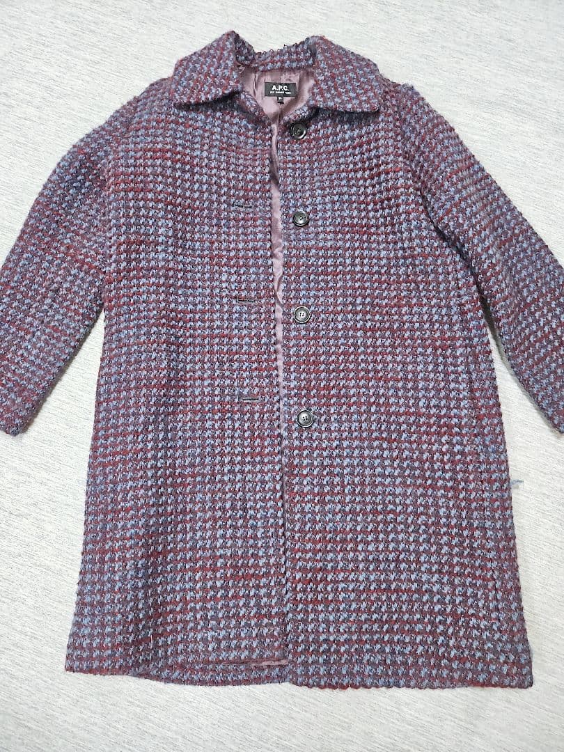 タカミー様専用】A.P.C アーペーセー ジャガードロングコート ツイード