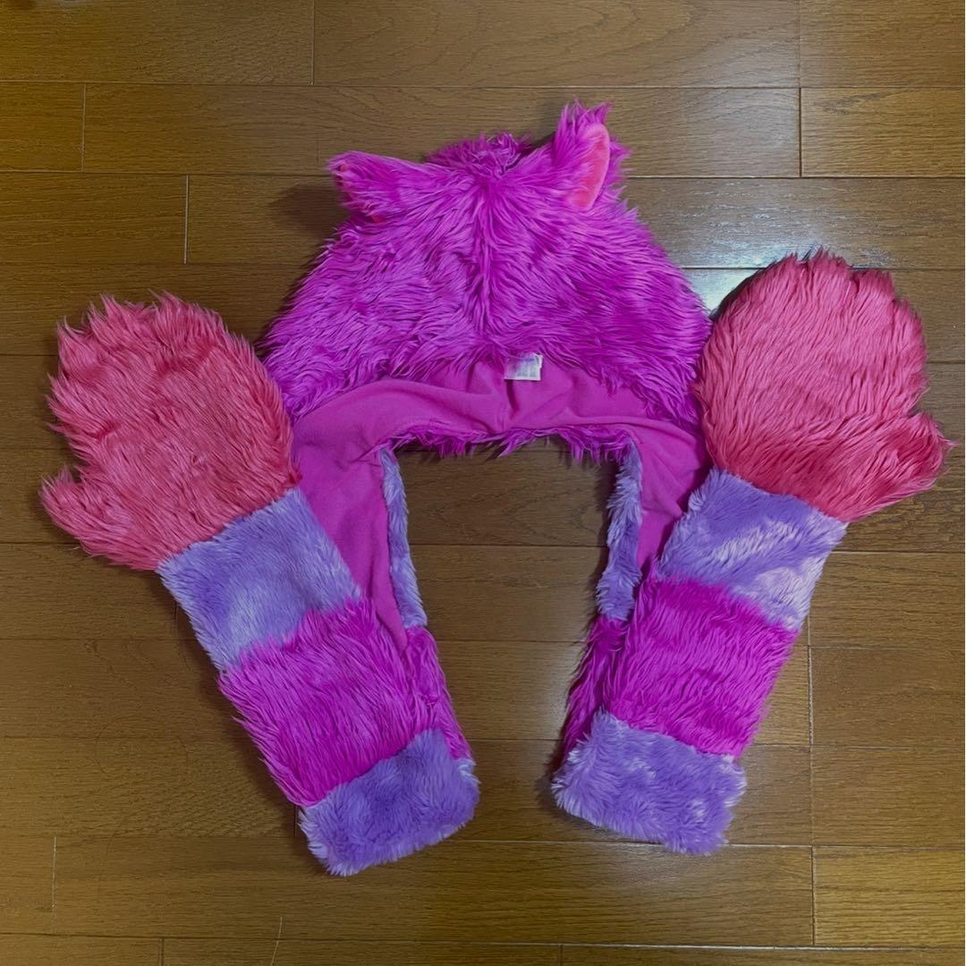 ディズニー チェシャ猫 マフラーキャップ - メルカリ