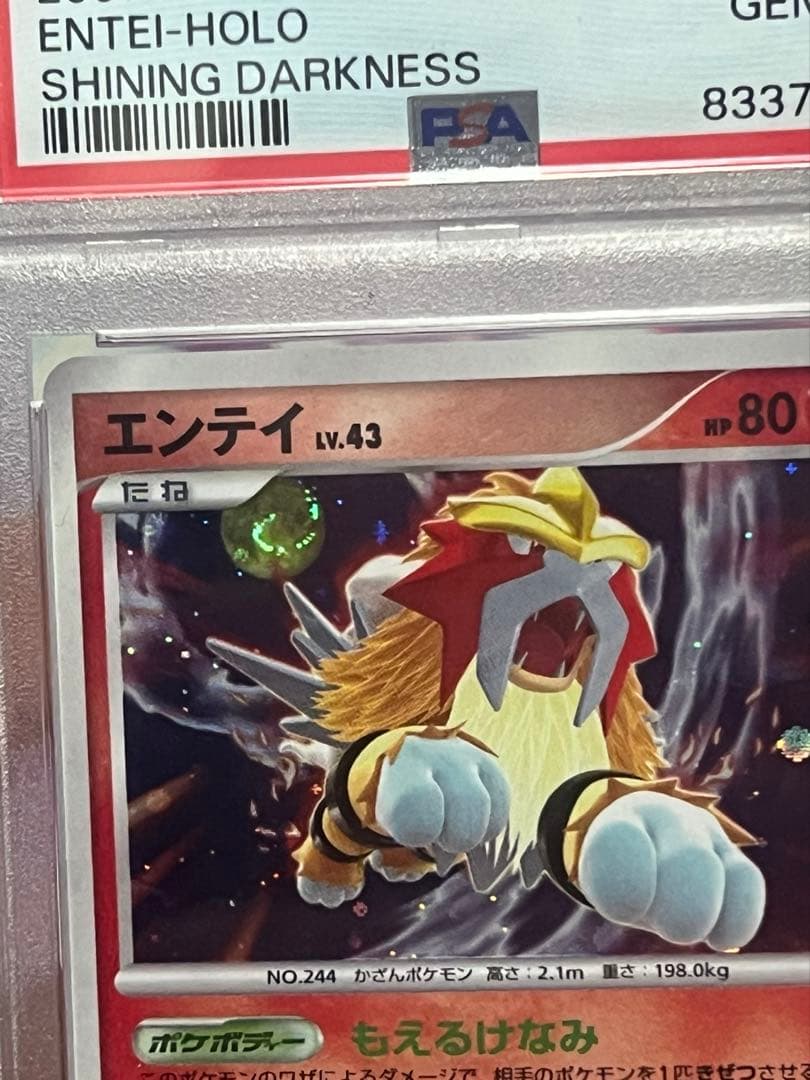 《世界に1枚》　PSA10 エンテイ　満月渦巻き　294 アンリミ　神配置　幻