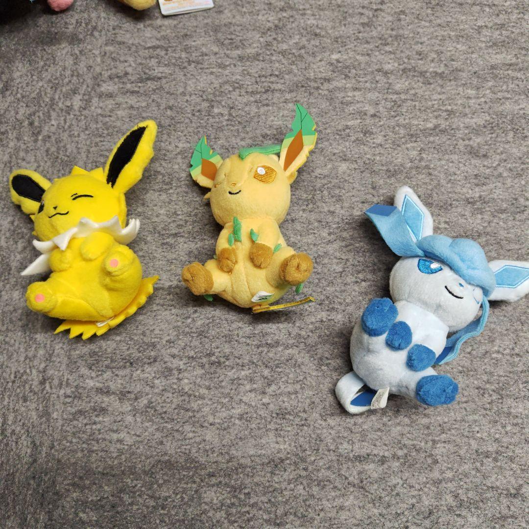 ポケモン くつろぎタイム ぬいぐるみ イーブイとその進化系 9体 まとめ