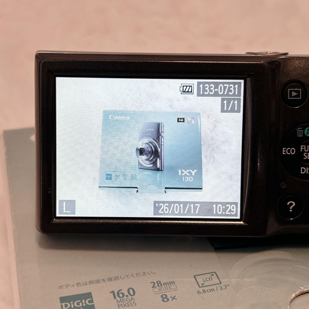 美品】キャノン IXY130コンパクトデジカメ 外箱 説明書 - メルカリ