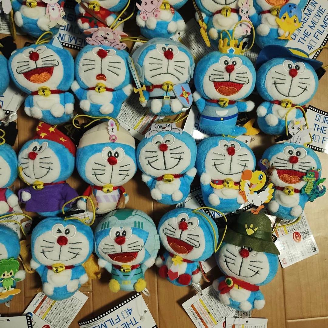ドラえもん 映画 40周年記念 マスコット ぬいぐるみ 39点 セミコンプ