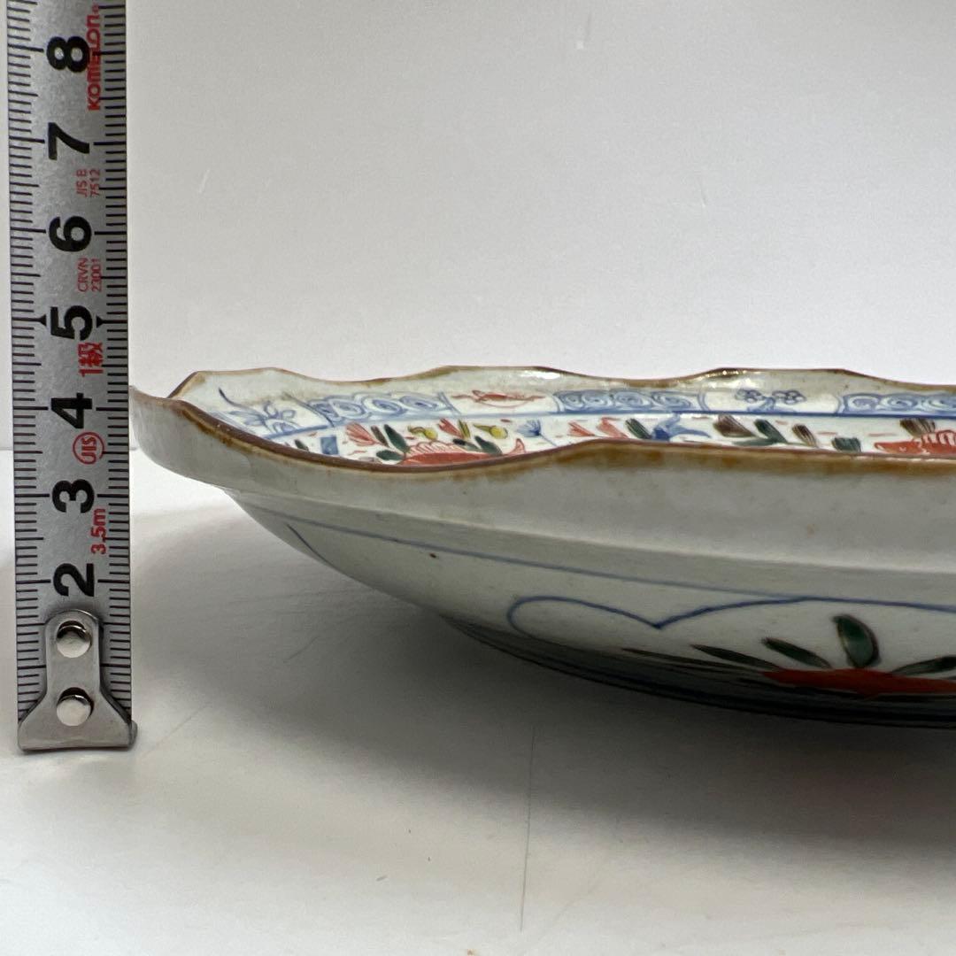 専用 中国古玩 天啓年製 赤絵大皿 幅約25㎝ 東Y8-0130☆2F - メルカリ