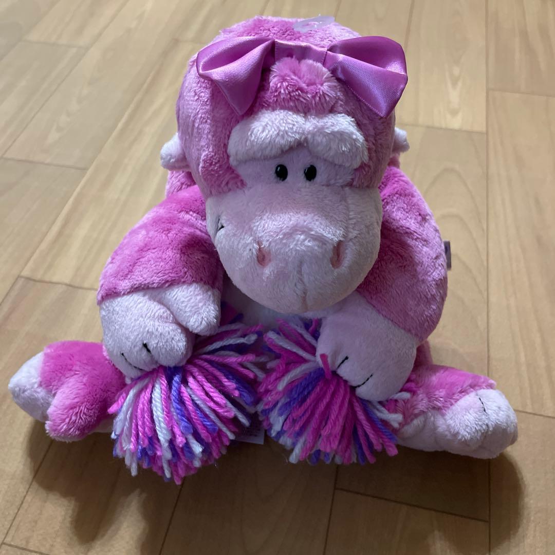 ア*ル様 NICI ニキ ペンポーチ チアリーダー ゴリラ ピンク プラザ限定 ニキ NICI フィギュアペンポーチ チアリーダー ゴリラ(ゴリラ): 通常