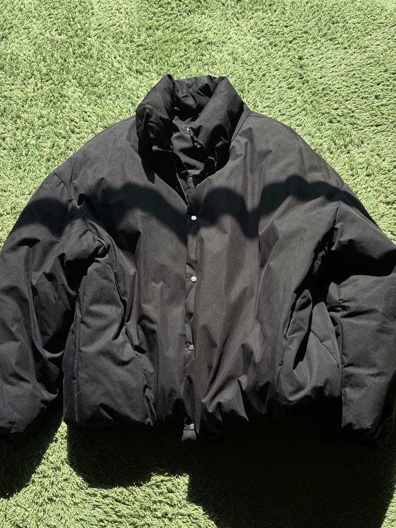 ZARA】クロップド パフジャケット ダウン 黒 - メルカリ