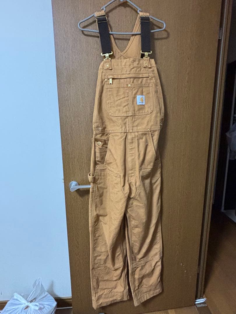 90s ビンテージ カーハート ダブルニー ダック オーバーオール 28 美品