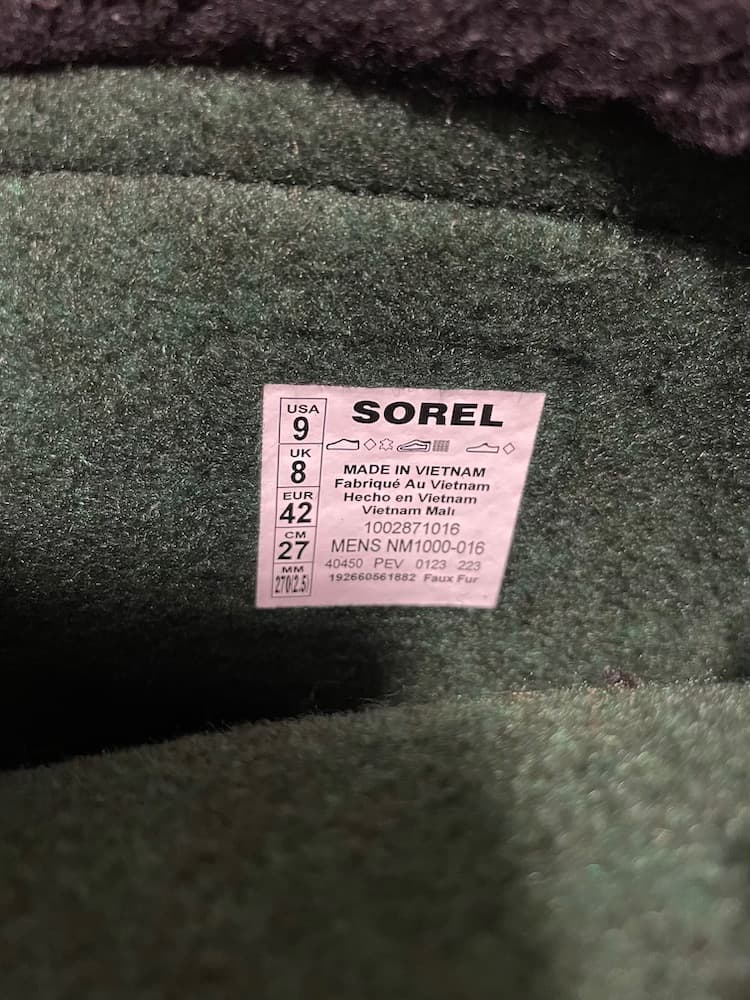 SOREL ソレル CARIBOU 27.0cm NM1000 016 未使用