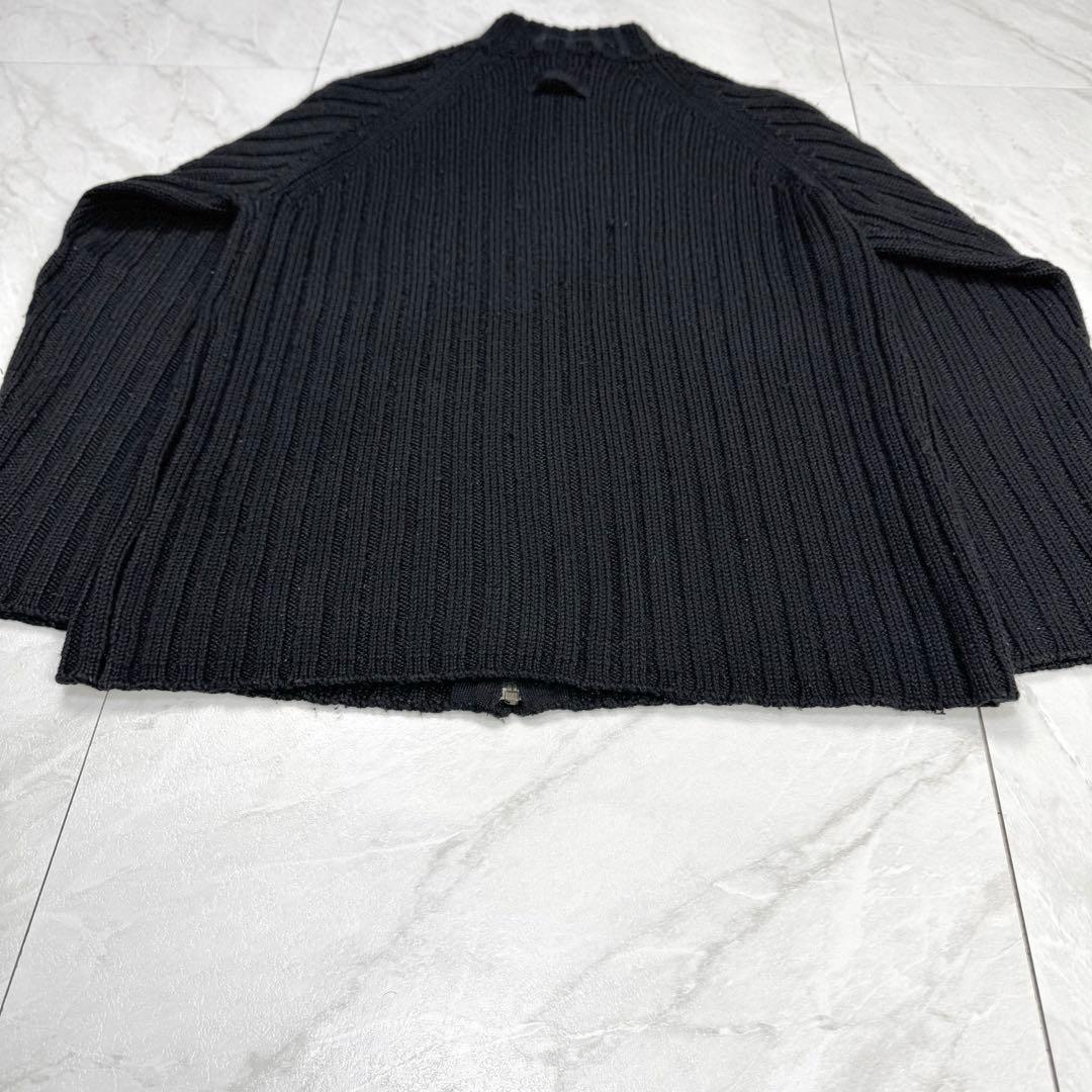 Jean Paul Gaultier ドライバーズニット フルジップ 46 黒 - メルカリ
