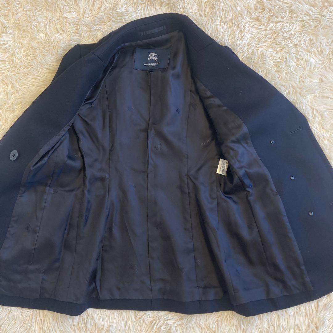 美品 BURBERRY LONDON ネイビー ピーコート 金ボタン 38 - メルカリ