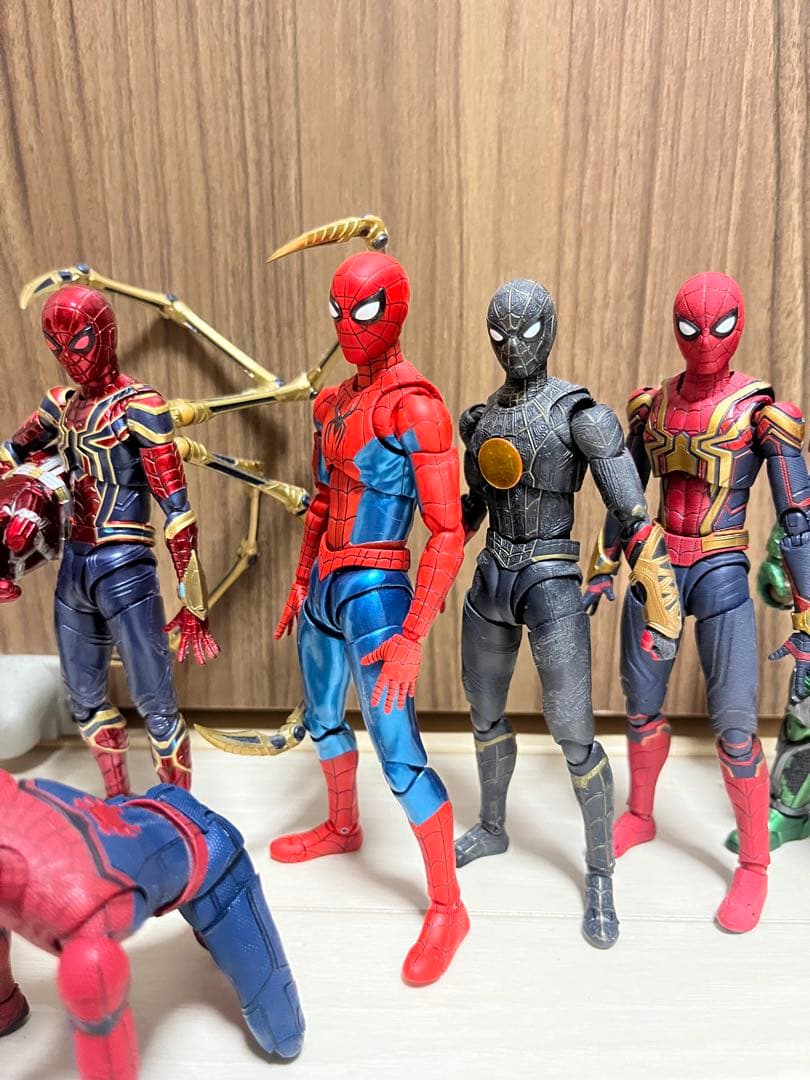 S.H.Figuarts MAFEX 他 計16体 スパイダーマン フィギュア