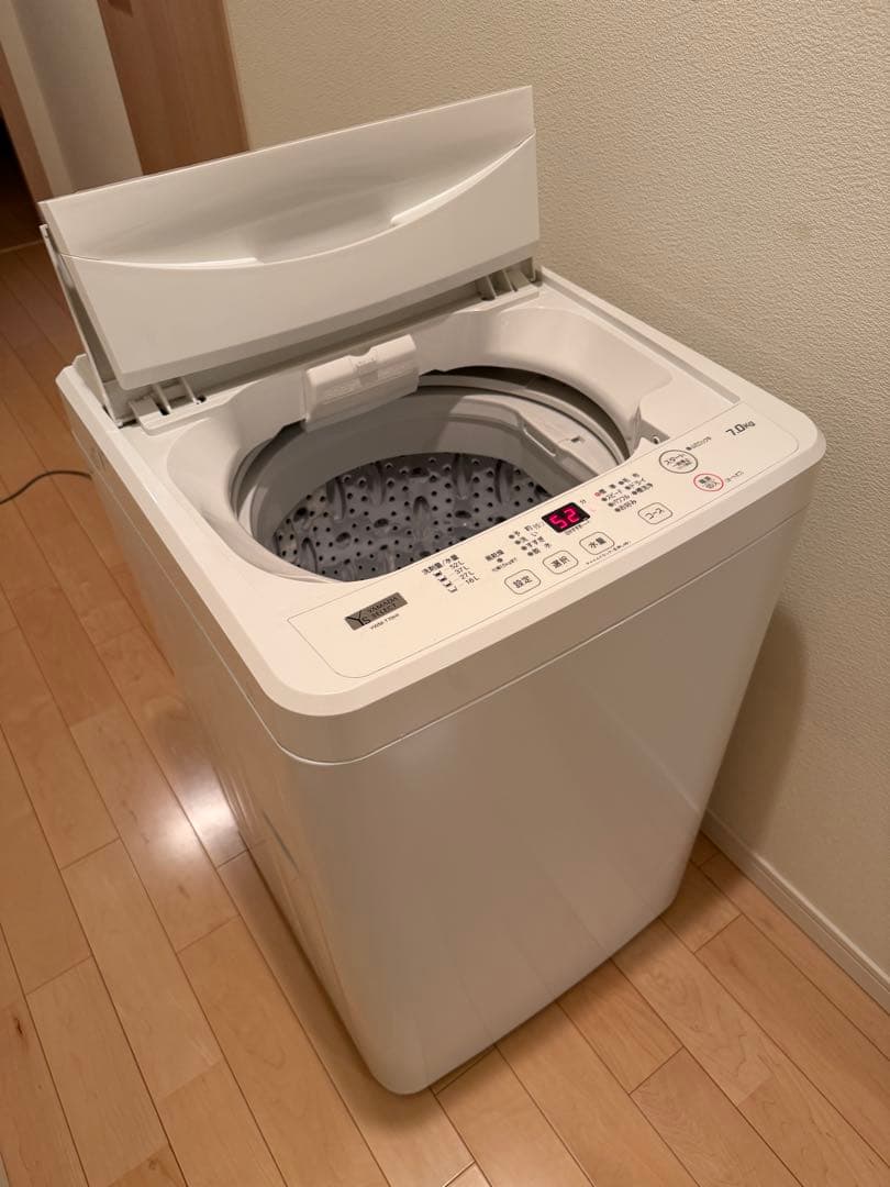 全国無料配送2021年 洗濯機 7.0kg ヤマダYWM-T70H1 おまけ付き
