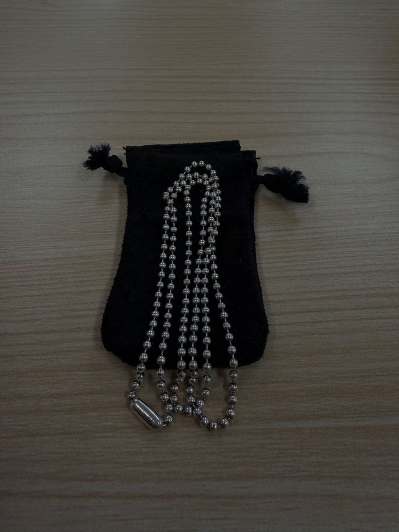 「早い者勝ち」CHROME HEARTS クロムハーツ ボールチェーン CHROME HEARTS☆1ボール タイニーCHクロス + ボールチェーン (CHROME