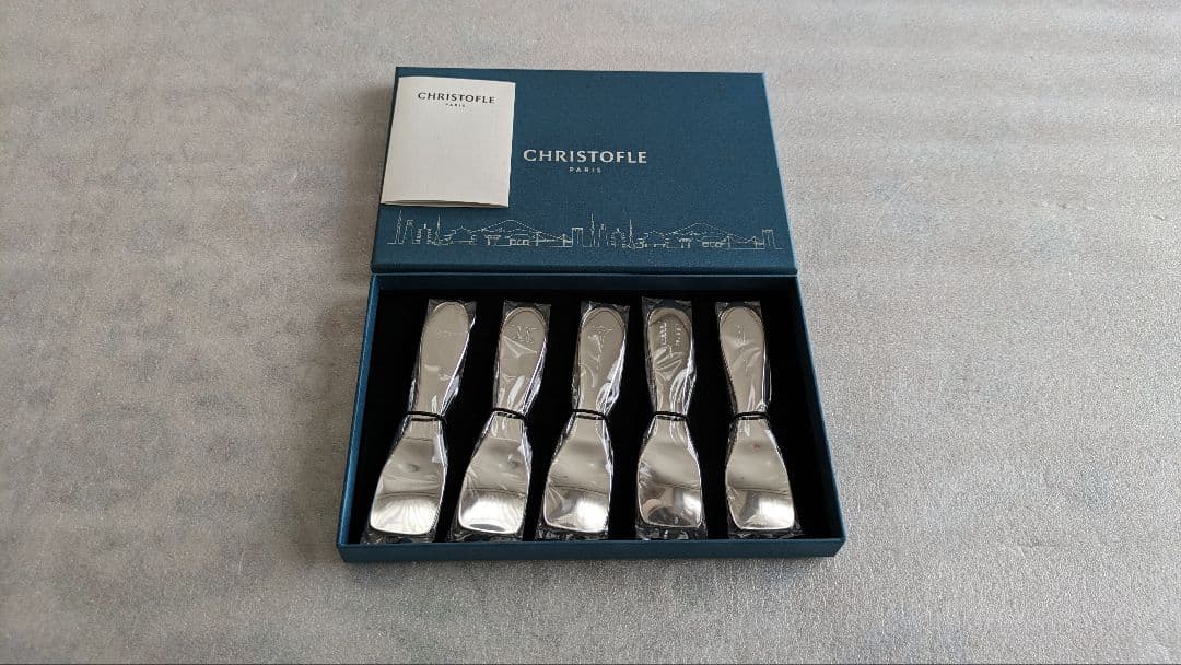 クリストフル 日本限定アイスクリームスプーンとフォトフレームのセット