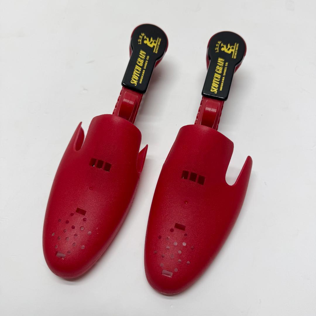 美品 スコッチグレイン 24.5cm 3526 ストレートチップ 黒