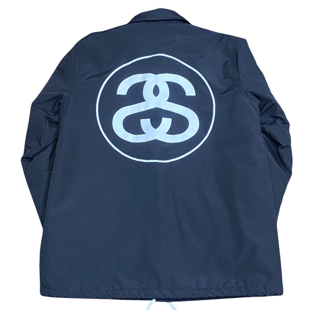 ステューシー コーチジャケット 中綿 Sリンク ブラック 黒 レア