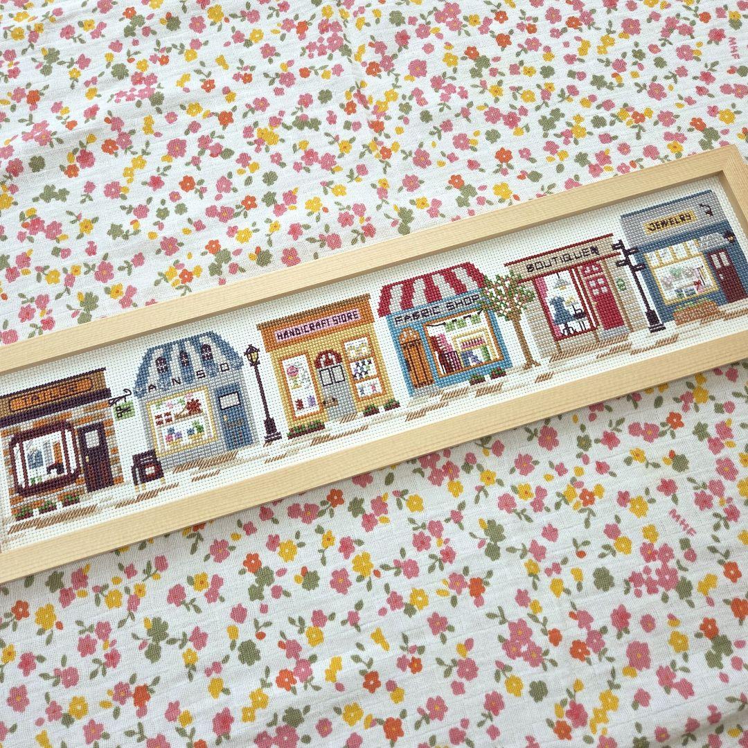 ■確認用■ホビーラホビーレ クロスステッチフレーム《手芸ストリート》