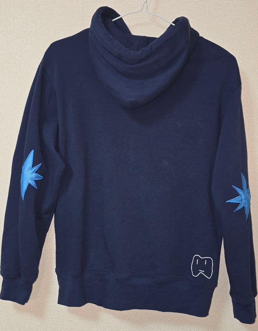 Ado よだか ファッショナブルパーカー L ネイビー - メルカリ