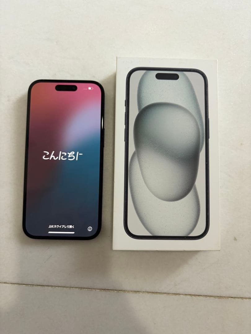 iPhone 15ブラック 箱付き （コード無し） iPhone 15 256GB - ブラック（SIMフリー）[整備済製品] - Apple（日本）