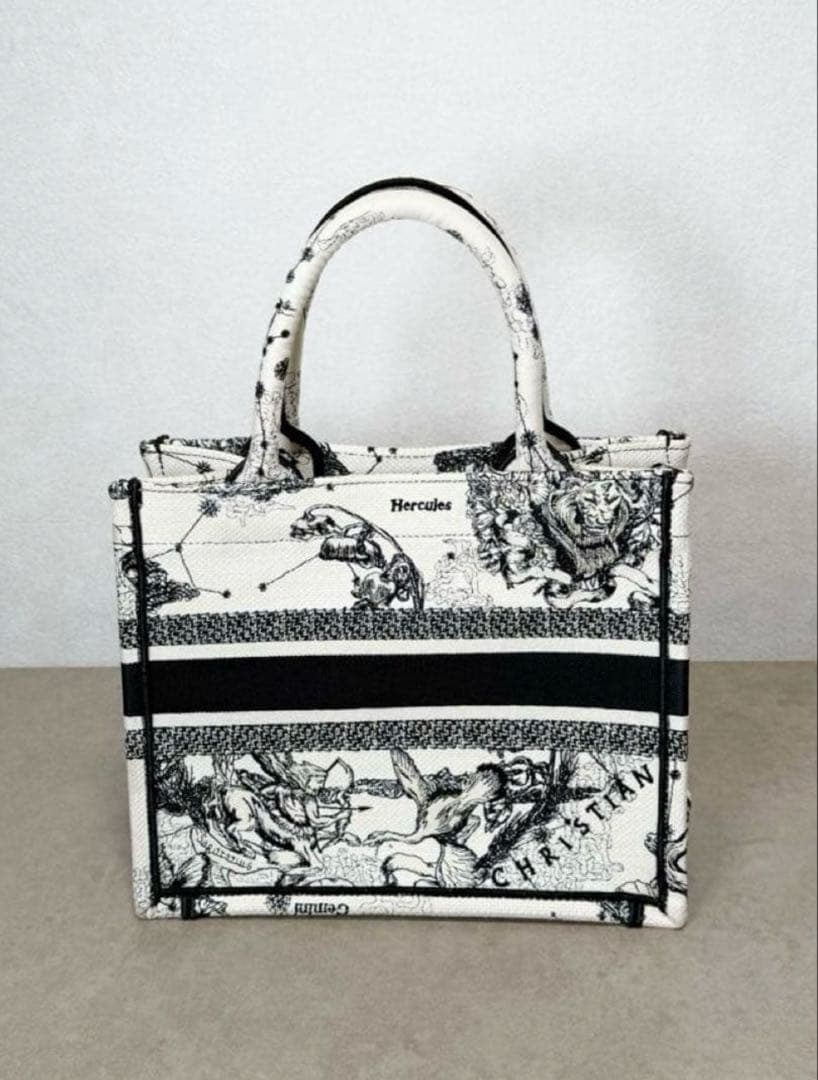 極美】ディオール ブックトート スモールバッグ ゾディアック エン