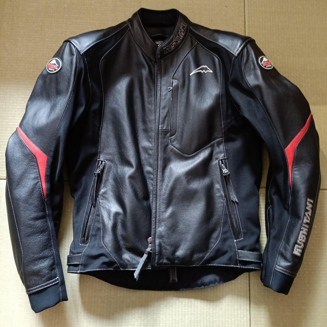 KUSHITANI レザージャケット ブラック/レッド KUSHITANI イグナイトジャケット / スクリプトジャケット “最高性能を