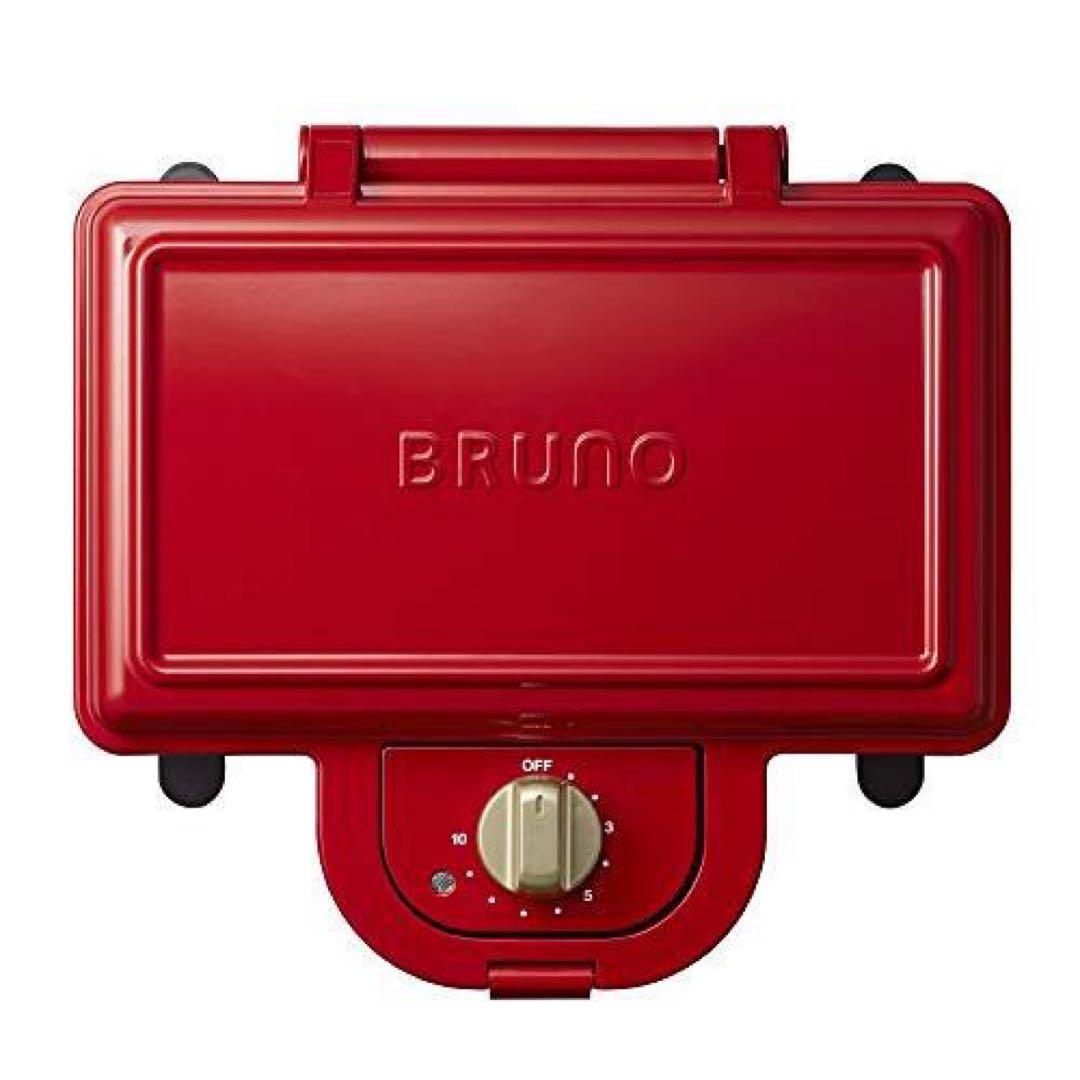 BRUNO ワッフル・ホットサンドメーカー レッド 楽天市場】BRUNO ホットサンドメーカー【4つから選べる特典付き