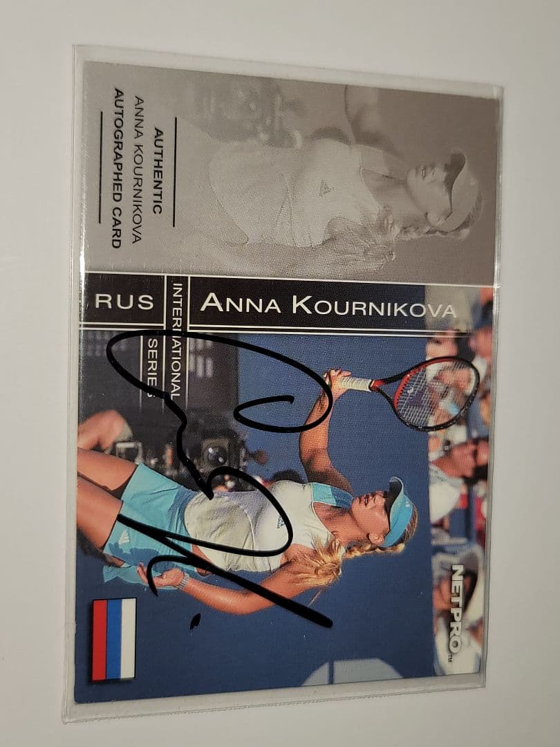 Anna Kournikova サイン入りカード 003/500⭐Net pro ANNA KOURNIKOVA 2003 