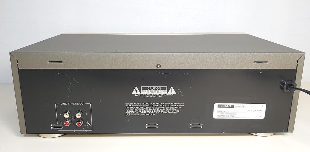 オーバーホール品】TEAC カセットデッキ「V-1030」高音質3ヘッド☆