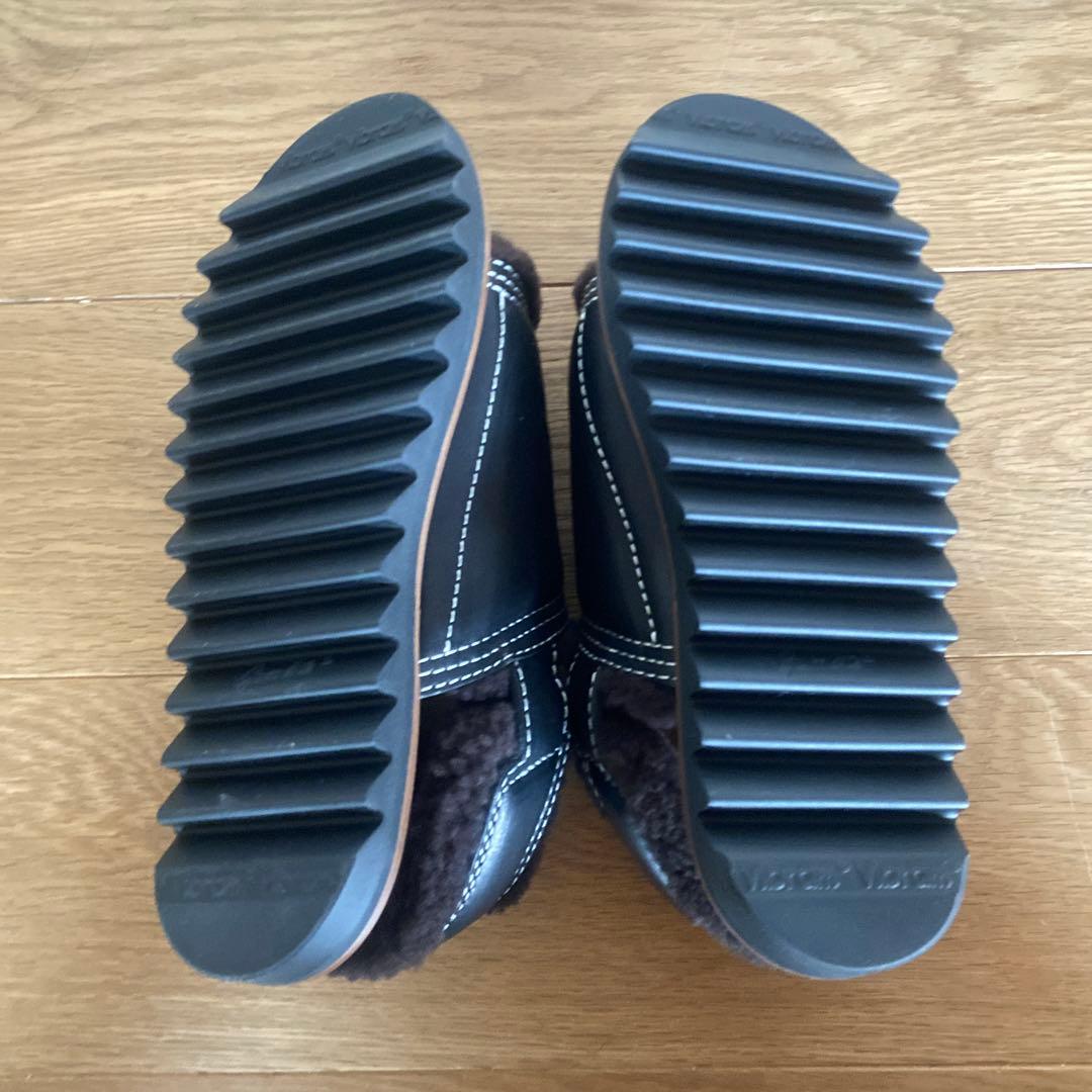 新品試着のみ☆オーラリー ボアサンダル レディース