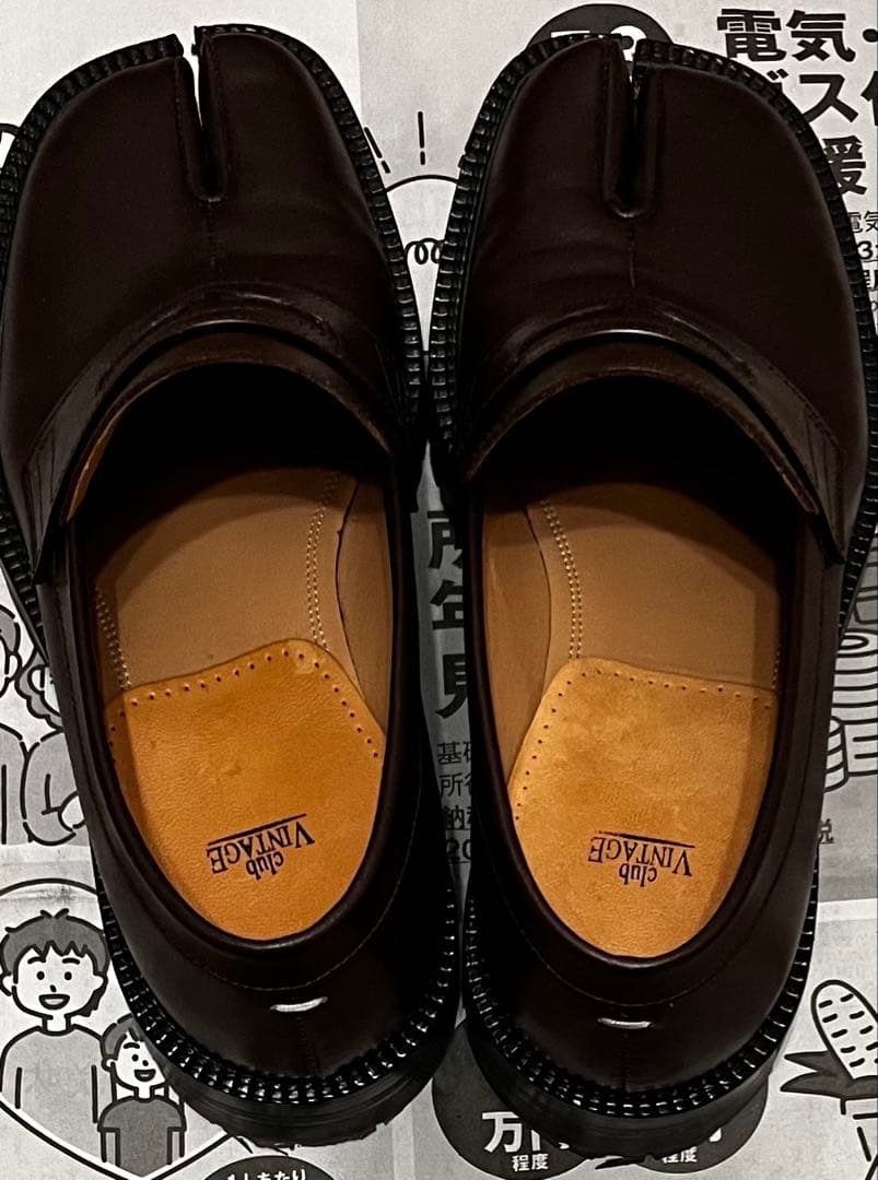 メゾンマルジェラ タビローファー ブラウン サイズ39 - メルカリ