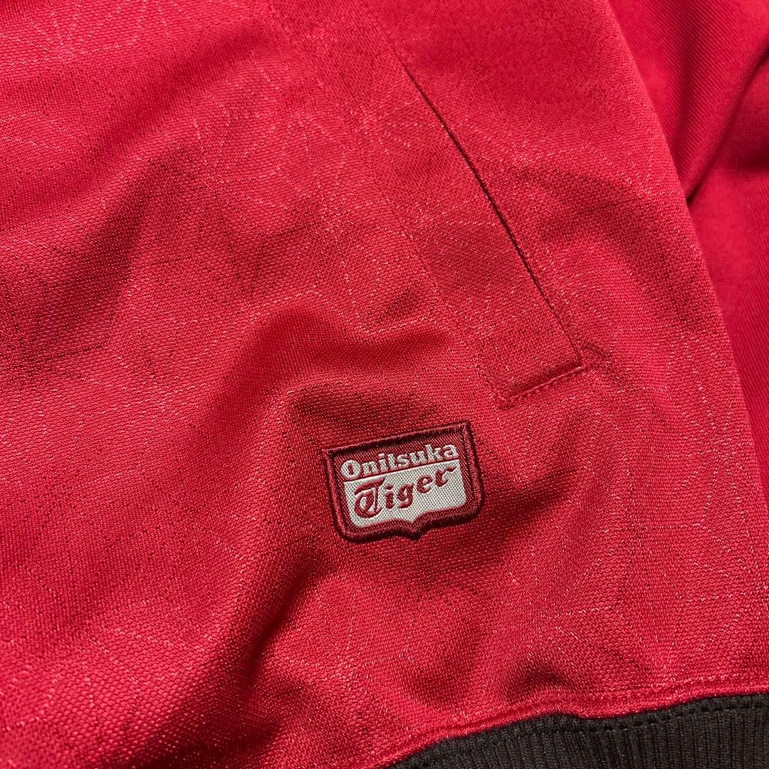 onitsuka tiger 麻柄 トラックジャケット XLサイズ 襟高 東京 - メルカリ