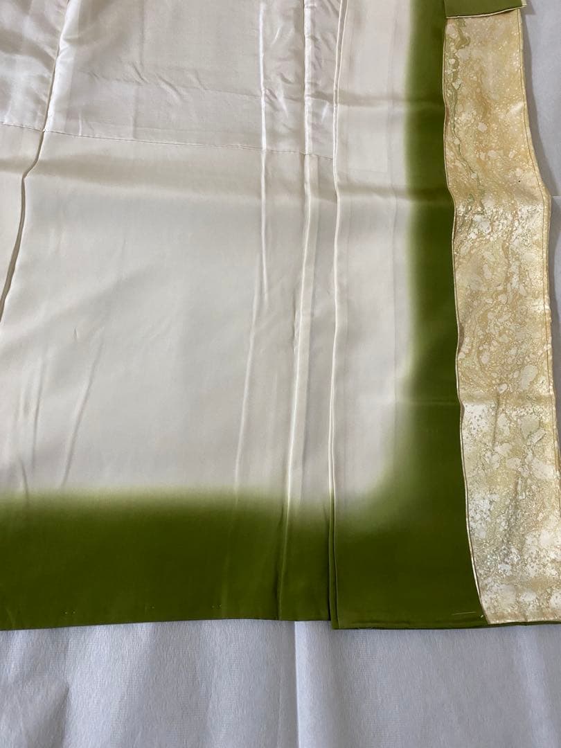 トールサイズ　小紋 正絹　未使用　しつけ付　着丈174 裄71