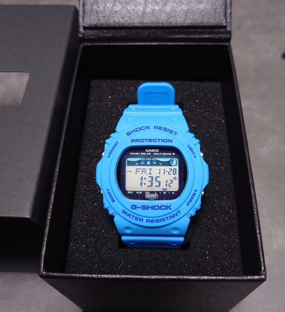 未使用 CASIO G-SHOCK GWX-5700CS-2JF Gライド 青 GWX-5700CS-2JFサポートページ | CASIO