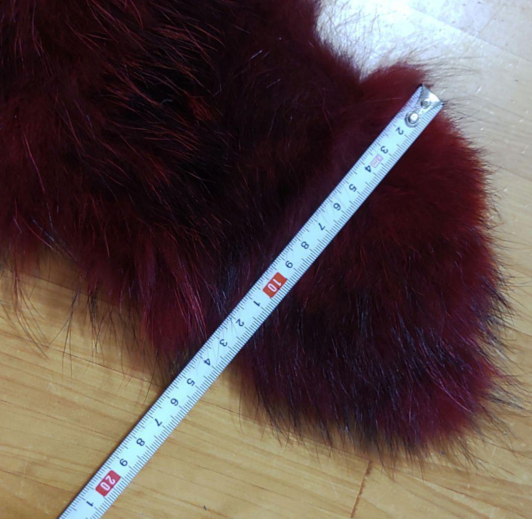 【未使用品】PRIDE　BIS　プライドビス　リアルラクーンファースヌード