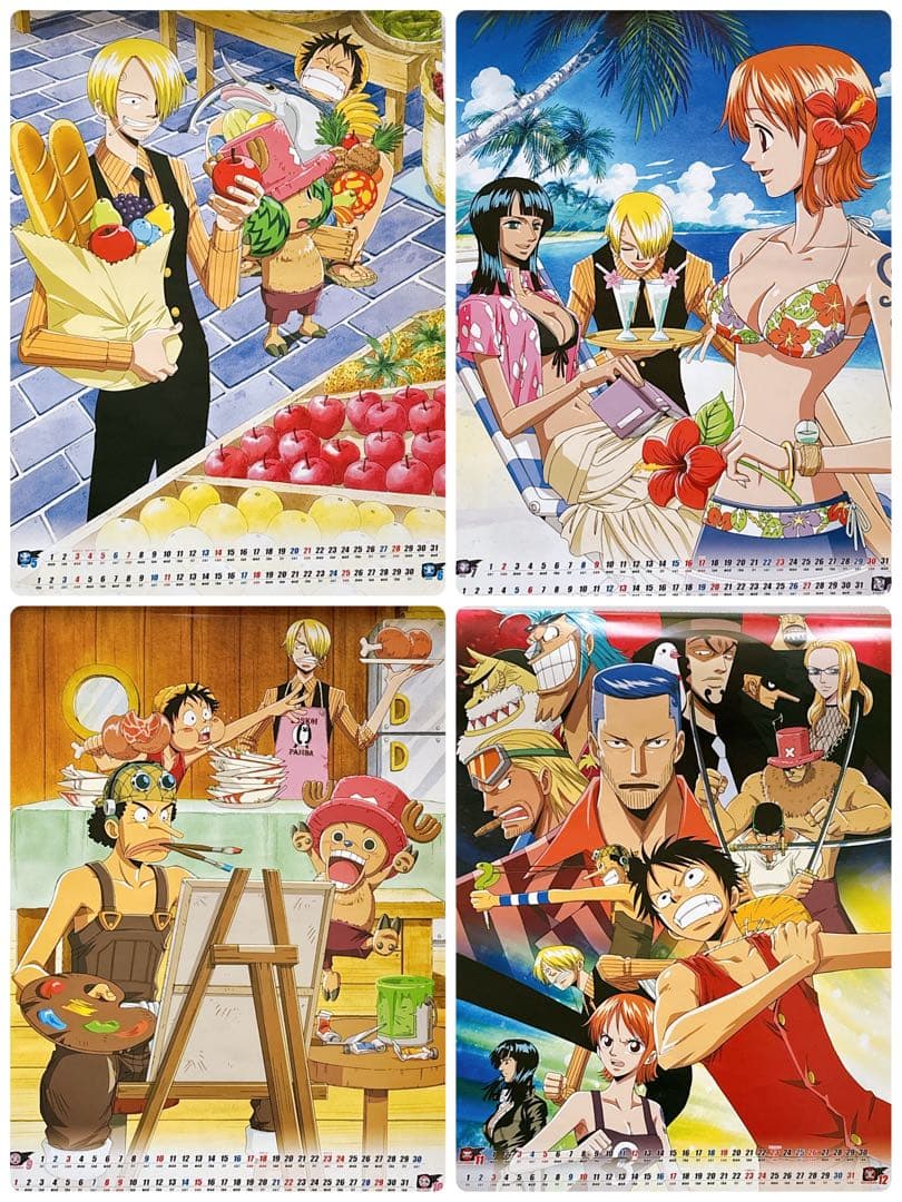 ONE PIECE ワンピース 2005年他 カレンダー まとめ売り - メルカリ