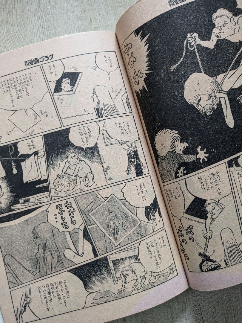 週刊漫画ゴラク　1973年1.11、1.18