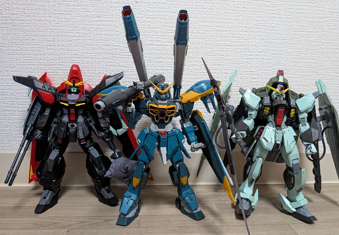 1/100 フルメカニクス　カラミティ・レイダー・フォビドゥン　完成品３体セット 激ムズ！「FULL MECHANICS レイダーガンダム」にカラミティを乗せる