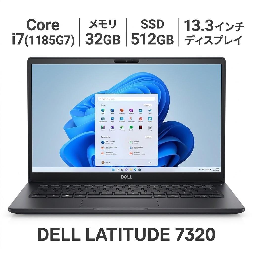 【office付き】DELL LATITUDE7320 32GB / 512GB Amazon.com: Dell Latitude 7320 Detachable Detachable 2-in-1 Laptop