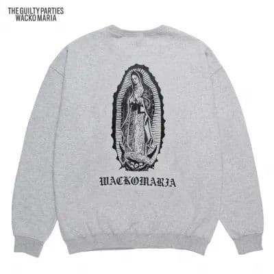 短期間出品 WACKO MARIA SWEAT SHIRT GRAY Lサイズ - メルカリ